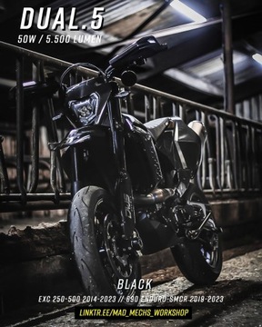 СВЕТОДИОДНАЯ ЛАМПА DUAL.5 KTM 690 2019-2021 ЧЕРНАЯ