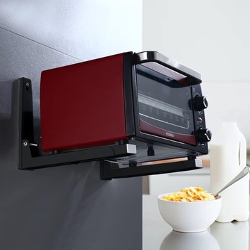 UCHWYT ŚCIENNY DO KUCHENKI MIKROFALOWEJ, REGULOWANY SKŁADANY, DO PIEKARNIKA