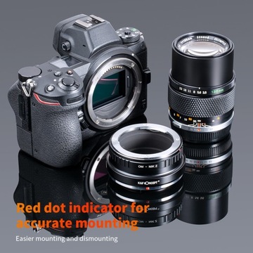 Адаптер OLYMPUS OM для NIKON Z Z5 Z6 Z7 Z9 Z30 Z50 K&F