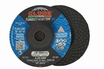 Tarcza do szlifowania GLOBE TurboTwister INOX A24