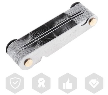 Гребень для измерительного шаблона метрической дюймовой резьбы, 58 шт.