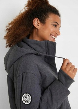 OUTDOOROWA OVERSIZE SZARA 56 1M5C7 BONPRIX KURTKA PIKOWANA