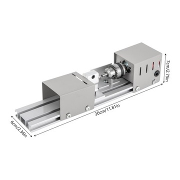 МИНИ-ТОКАРНЫЙ СТАНОК ДЛЯ ПОЛИРОВКИ ШАРИКОВ 96 Вт 30*6*7 СМ