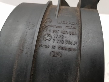 BMW 7 E65 E66 2006 VÁHA VZDUCHU HMOTA VZDUCHU MAF