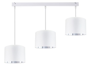 LAMPA WISZĄCA SUFITOWA ŻYRANDOL NOWOCZESNA BIAŁA