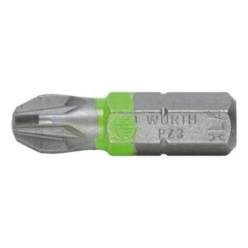 BIT GROT PZ3 POZIDRIV ZIELONY 1/4 CALA 25 MM WURTH
