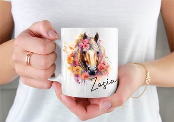 Набор подушек + кружка + сумка лошадь бохо цветы