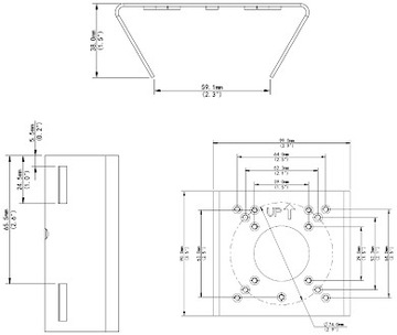 TR-UP06-B-IN ДЕРЖАТЕЛЬ СТОЙКИ UNIVIEW