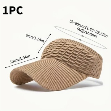 Женская крыша Sun Sun Beach Cap с новой черной крышей