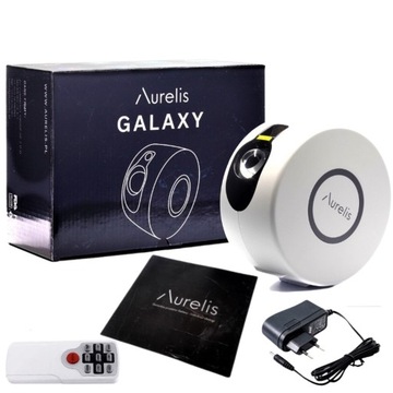 Lampka projektor Aurelis Galaxy 3D biały