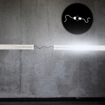 НАКЛАДНОЙ ПОТОЛОЧНЫЙ СВЕТИЛЬНИК МОЩНЫЙ БЕЛЫЙ СВЕТОДИОДНЫЙ СВЕТ 120 СМ