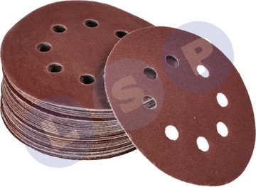 ШЛИФОВАЛЬНАЯ БУМАГА НА ВЕЛКРО 125 ДЛЯ ШЛИФОВАЛЬНЫХ МАШИН ШЛИФОВАЛЬНЫХ ДИСКОВ P120 X50