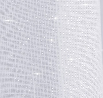 ГОТОВАЯ ШТОРА БЕЛЫЙ БАТТИСТ МОРОЗ СЕРЕБРЯНАЯ НИТЬ ВУАЛЬ