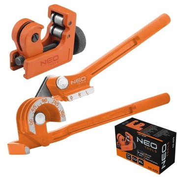 НАБОР NEO РЕЗАК + ГИБОЧНЫЙ СТАНОК ДЛЯ ТОРМОЗНОЙ ТРУБКИ 02-439 +02-429