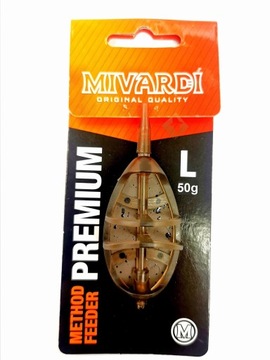 MIVARDI Koszyk method feeder Premium 50g L