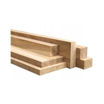 10x10 Kantówka Drewniana Dębowa Strugana Legar Krawędziak DĄB 1x1x250