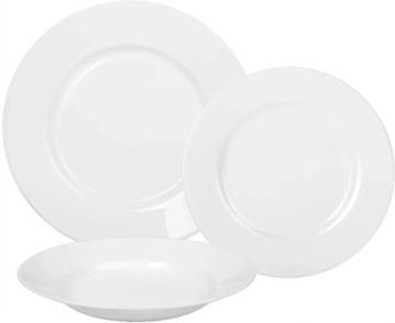 Обеденная тарелка 24 см белого цвета каждый день Luminarc