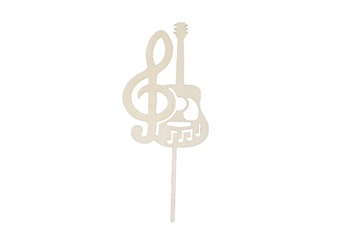 Topper tort urodzinowy okazjonalny Muzyka Gitara