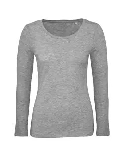 B&C Eko Koszulka damska z długim rękawem Inspire sports grey XS