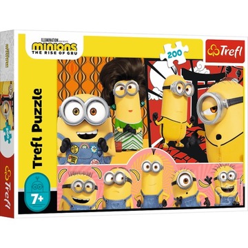 PUZZLE MINIONKI W AKCJI 200 ELEMENTÓW TREFL