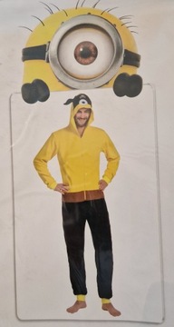 MĘSKA ŚMIESZNA PIŻAMA MINIONEK PIRAT ONESIE STRÓJ MINIONKA KIGURUMI S