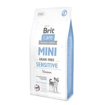 Brit Care Mini Grain Free Sensitive Dziczyzna 2kg Karma Rasy Mini Małe