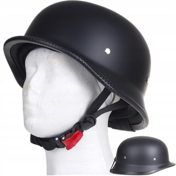 ORZESZEK KASK NA MOTOR HEŁM NIEMIEC GERMAN czarny