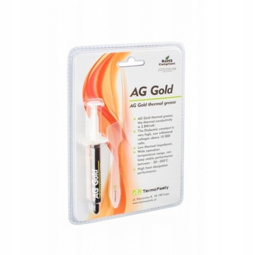 PASTA TERMOPRZEWODZĄCA AG GOLD 3G W STRZYKAWCE