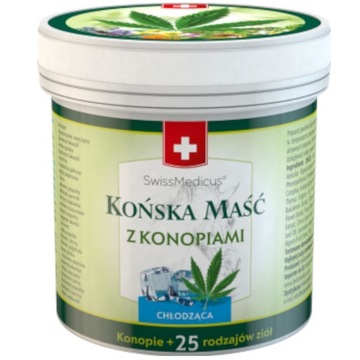 Maść końska chłodząca z konopiami 250ml