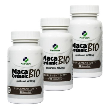 Maca Organic BIO 180kaps korzeń maca EKSTRAKT