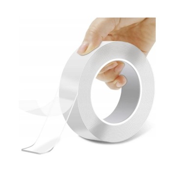 DWUSTRONNA TAŚMA NANO WIELOKROTNEGO UŻYTKU MOCNA