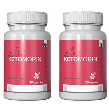 KETOMORIN zielona herbata guma akacjowa chrom 60 kaps