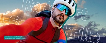 Поляризационные спортивные велосипедные очки Kapvoe для велосипеда с 4 сменными линзами