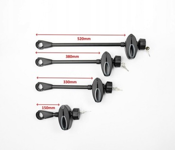 Ramię krótkie na 1 rower do platform AGURI Active Bike 15cm