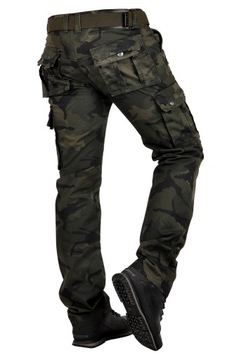 it096-9 р. 42 БРЮКИ РАБОЧИЕ, СВОБОДНЫЙ ПОЯС, КАМУФЛЯЖ.