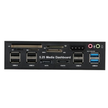 Multi-Function USB 3.0 Hub eSATA SATA Port Interna