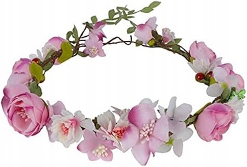 девушка цветок свадьба бохо венок венок голова