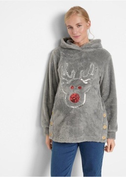 BLUZA PLUSZOWA BONPRIX 36
