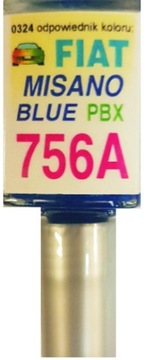 FIAT 756A PBX MISANO BLUE LAKIER SAMOCHODOWY ZAPRAWKA DO RYS 10 ML ARA