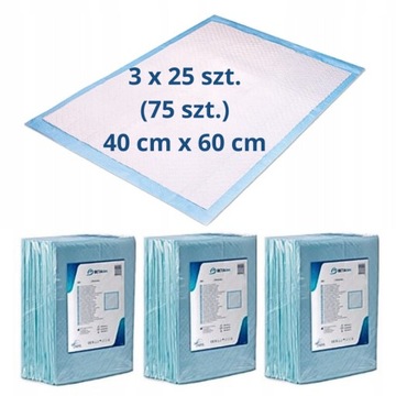 ОДНОРАЗОВЫЕ КОВРИКИ Впитывающие подушечки 40х60 см гигиенические STRONG OUTLINE 75 шт.