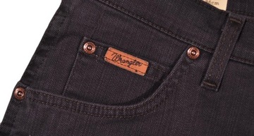 WRANGLER spodnie BLACK jeans TEXAS STRETCH W30 L34