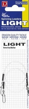 Przypon DRAGON Invisible Fluorocarbon 8kg LIGHT 35
