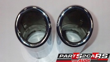 НАКЛАДКИ ВЫХЛОПНЫХ НАКЛАДОК ХРОМ AUDI A4 A5 8K0253825G