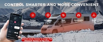 OGRZEWANIE POSTOJOWE 2KW 12/24V WEBASTO Z WENTYLACJĄ I START/STOP BLUETOOTH