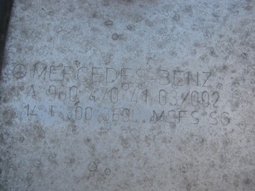 MERCEDES ACTROS MP4 E6 NÁDRŽ PALIVA 360 L KOMPLETNÍ