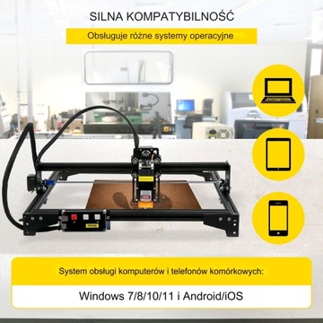 Лазерный гравер, станок для лазерной резки 5,5Вт 40х41см