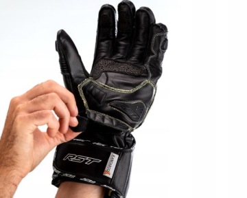 МОТОЦИКЛОВЫЕ ПЕРЧАТКИ ЧЕРНЫЕ RST TRACTECH EVO 4 XL
