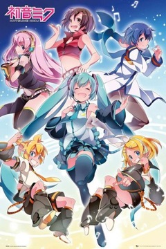 Hatsune Miku Bohaterowie - plakat 61x91,5 cm