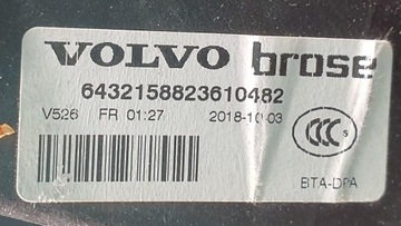 MECHANIZMUS ZVEDÁK OKNO PRAVÝ PŘEDNÍ VOLVO XC90 II 31349763