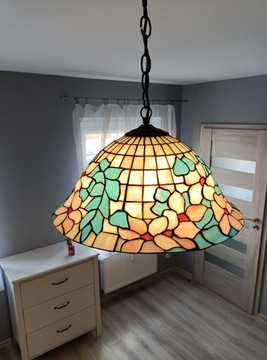 Lampa wisząca Tiffany Flower Basket 40 cm